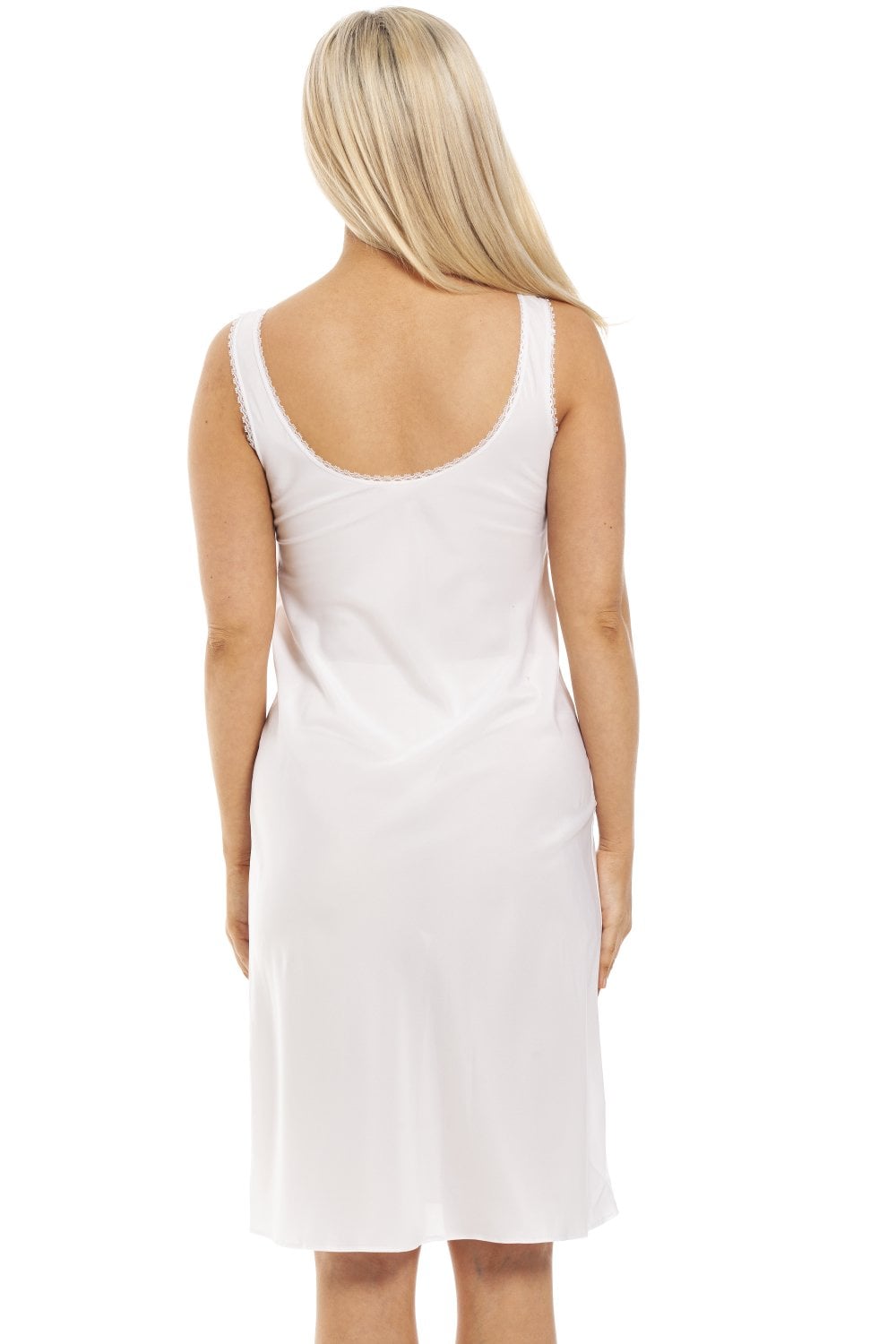White Camille Lingerie White Lace Chemise Full Slip, Image 4 of 5