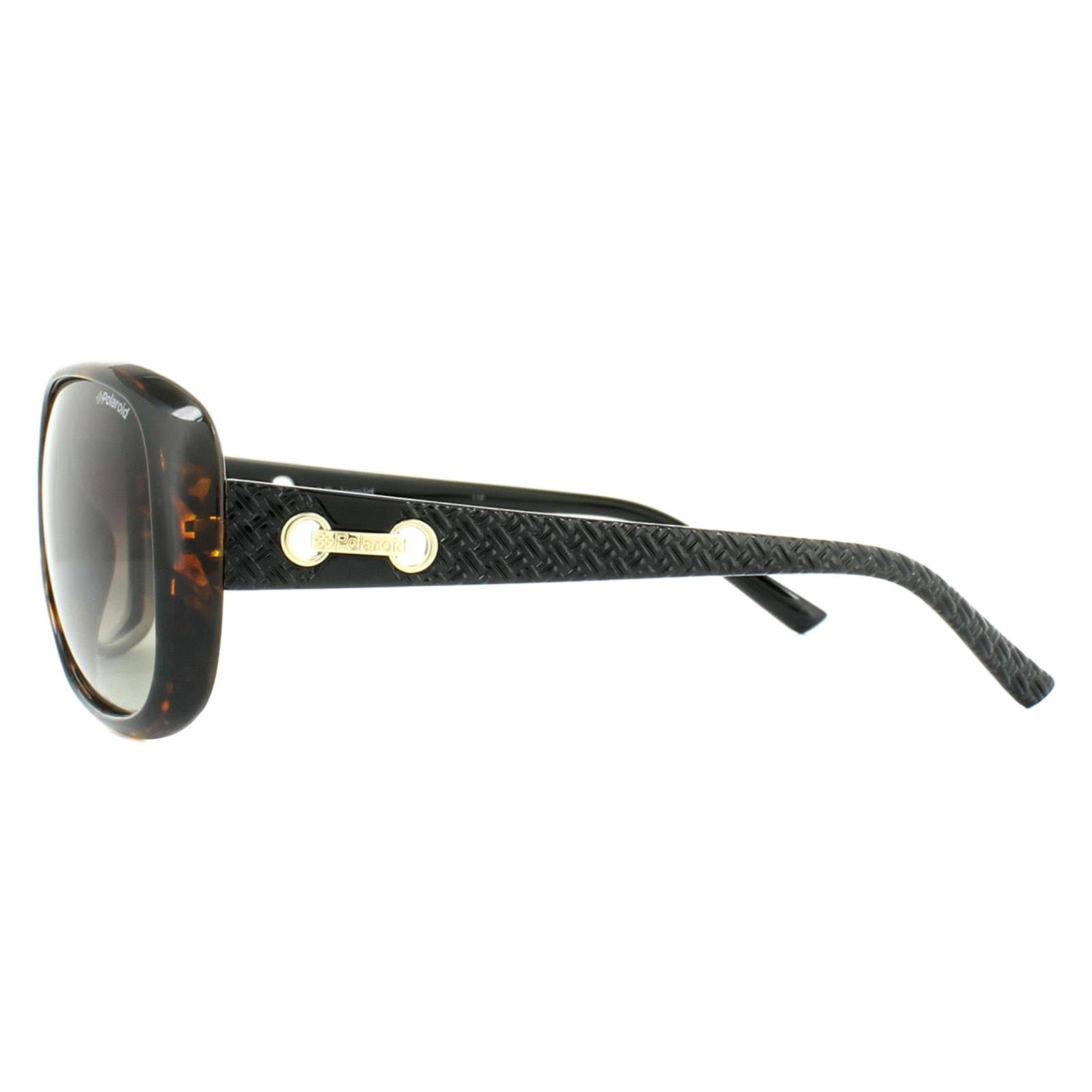 Brown Fashion Havana Black Brown Gradient Polarized Sunglasses, Image 3 of 4