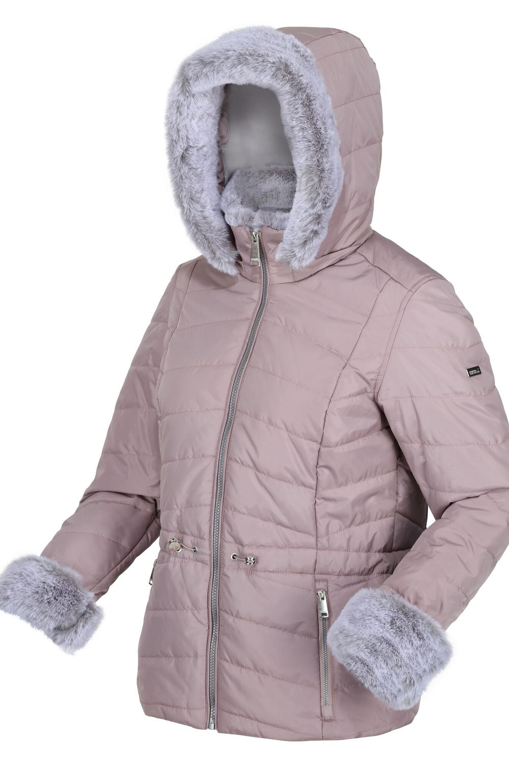 Lilac Willabella Faux Fur Trim Jacket, Image 3 of 4