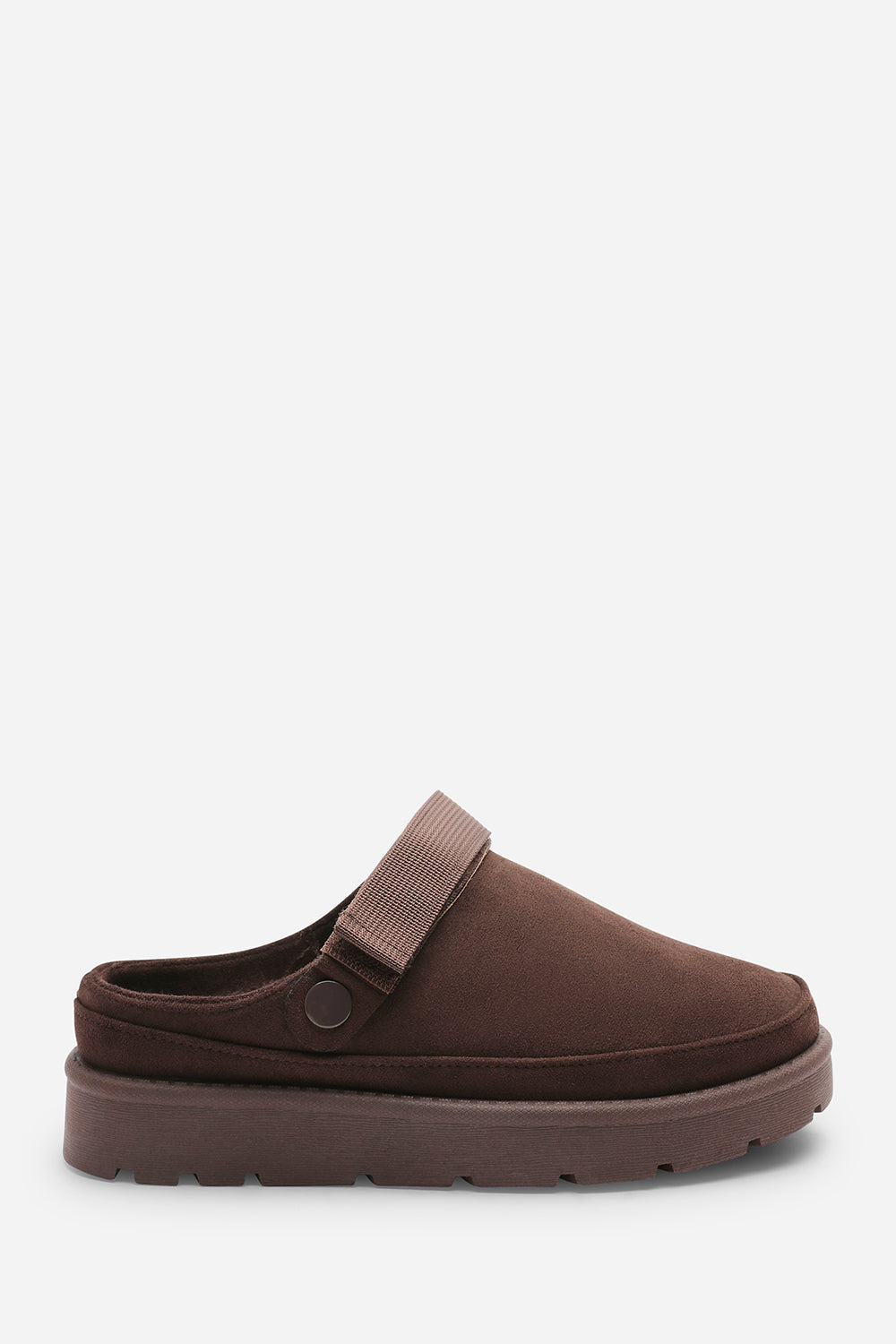 Brown 'Aurelia' Slip On Adjustable Strap Mini Boots, Image 2 of 7