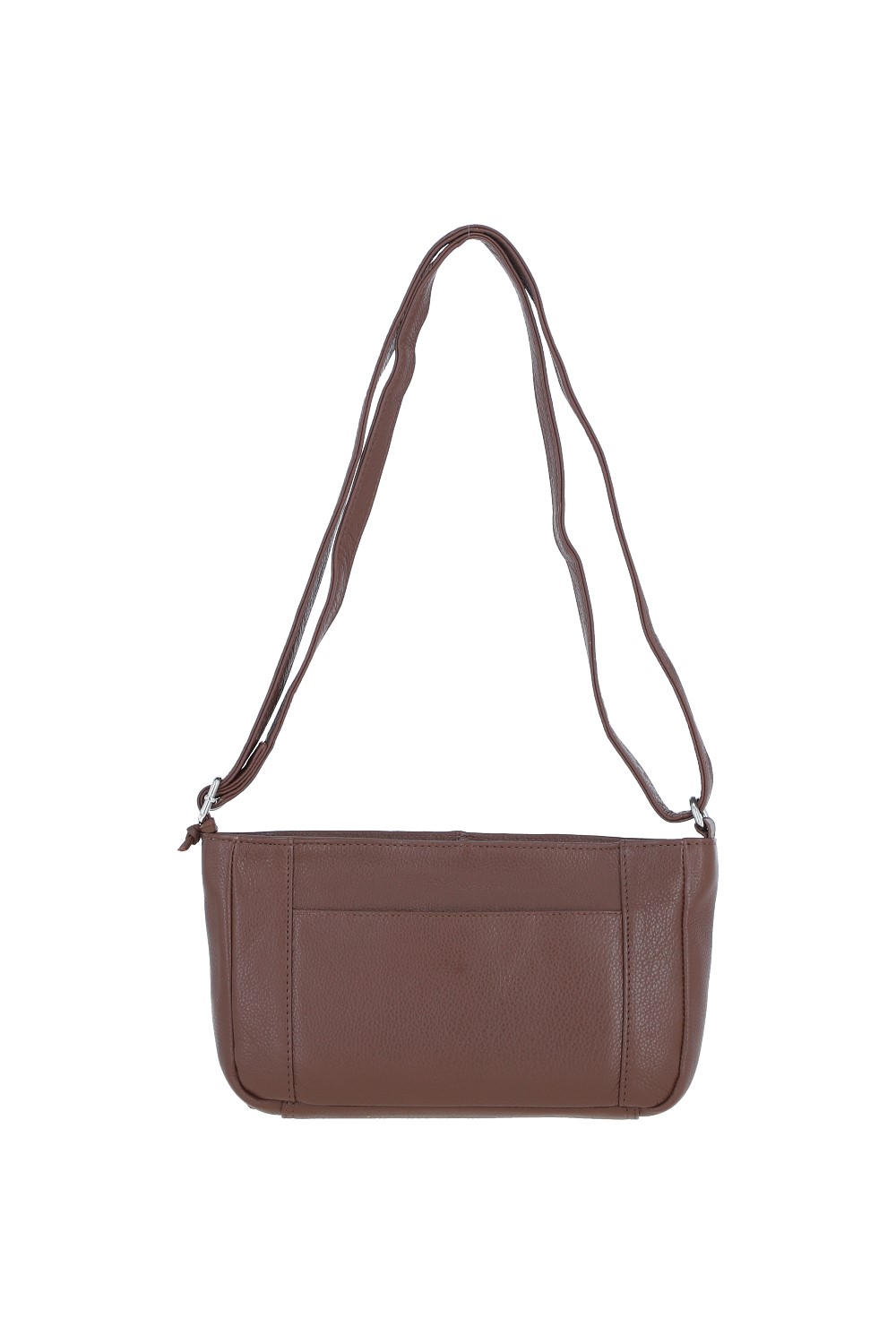 Brown 'Iverness' Real Leather Crossbody Bag, Image 4 of 5