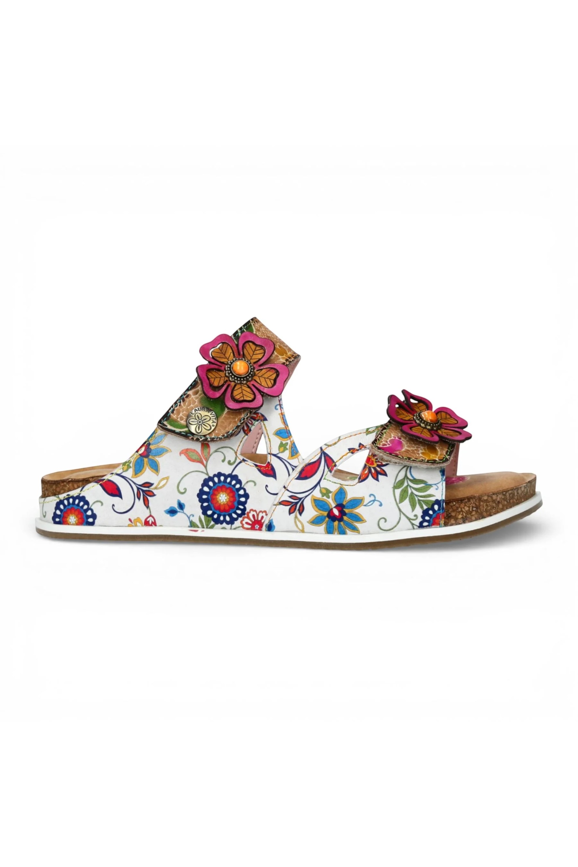 Cream Womens Casual Strappy Sandals-Brcyano-32