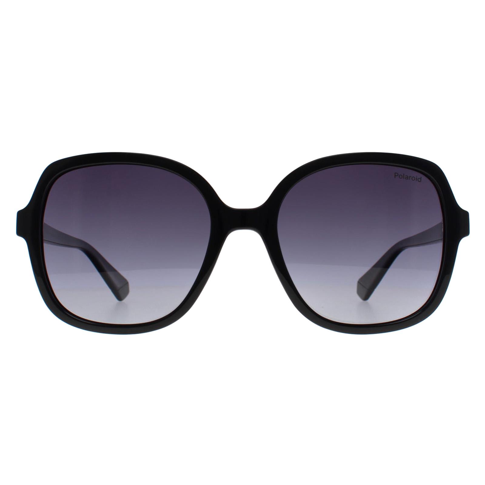 Black Polaroid Black Square Black Grey Gradient Polarized PLD 4177/S/X, Image 1 of 4