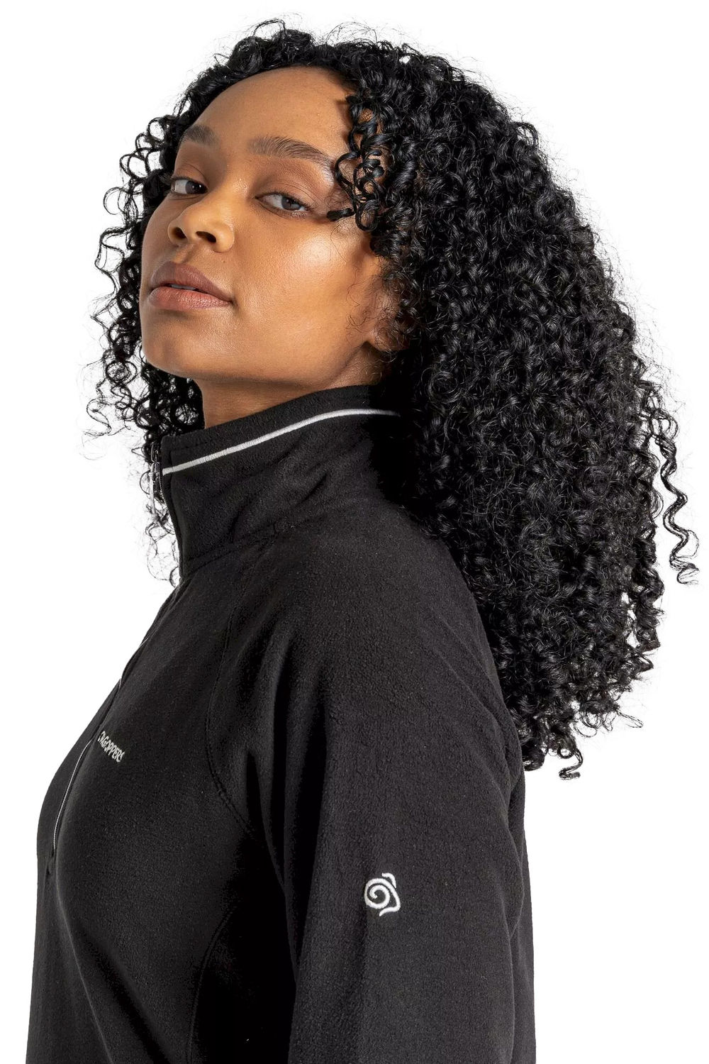 Black Miska VI Half Zip Fleece, Image 3 of 4