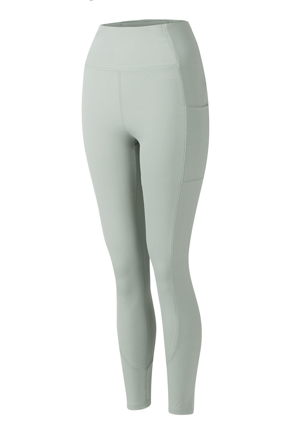 Pale Green Power Leggings, Image 3 of 4