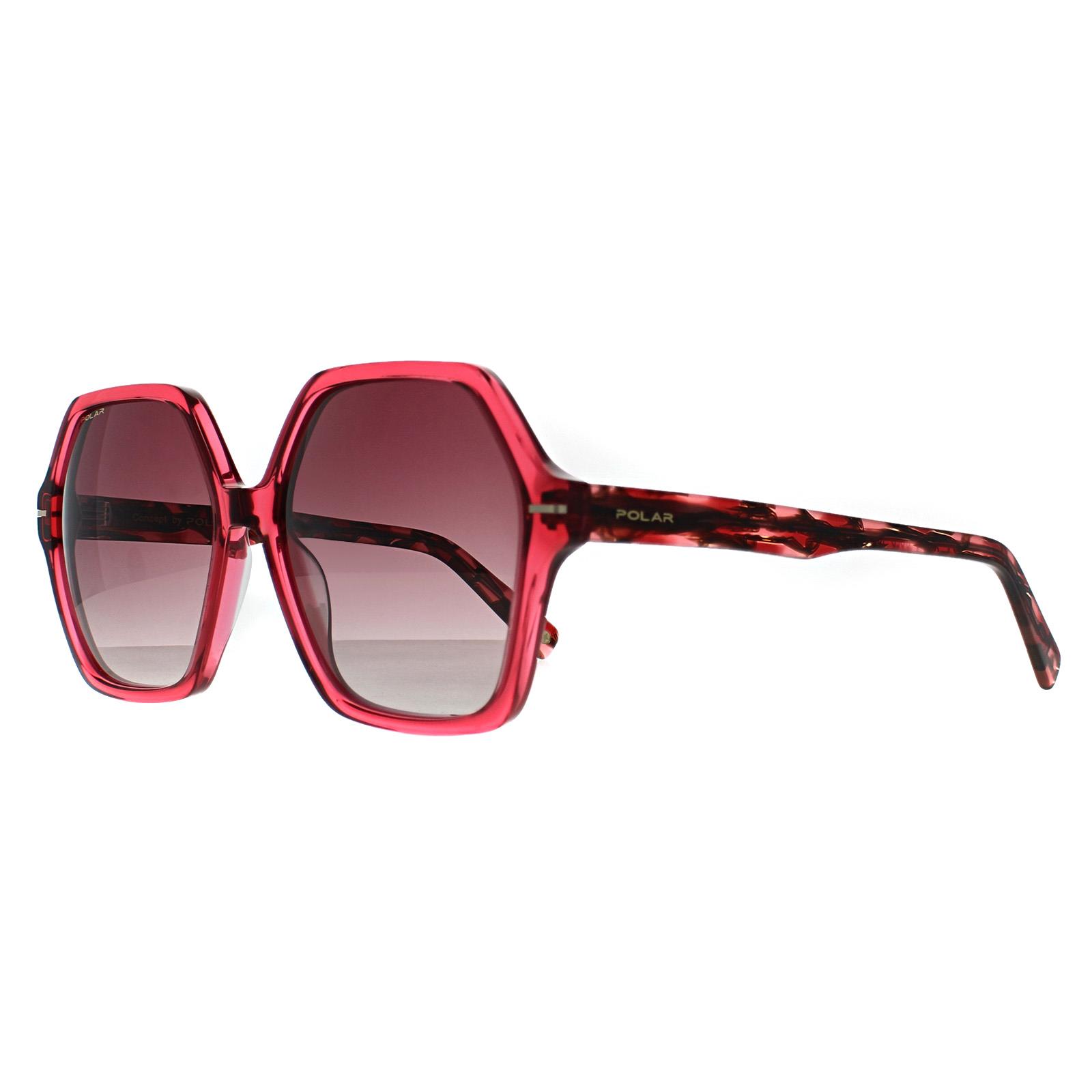 Square Transparent Pink Pink Gradient Polarized Gold 135, Image 2 of 3