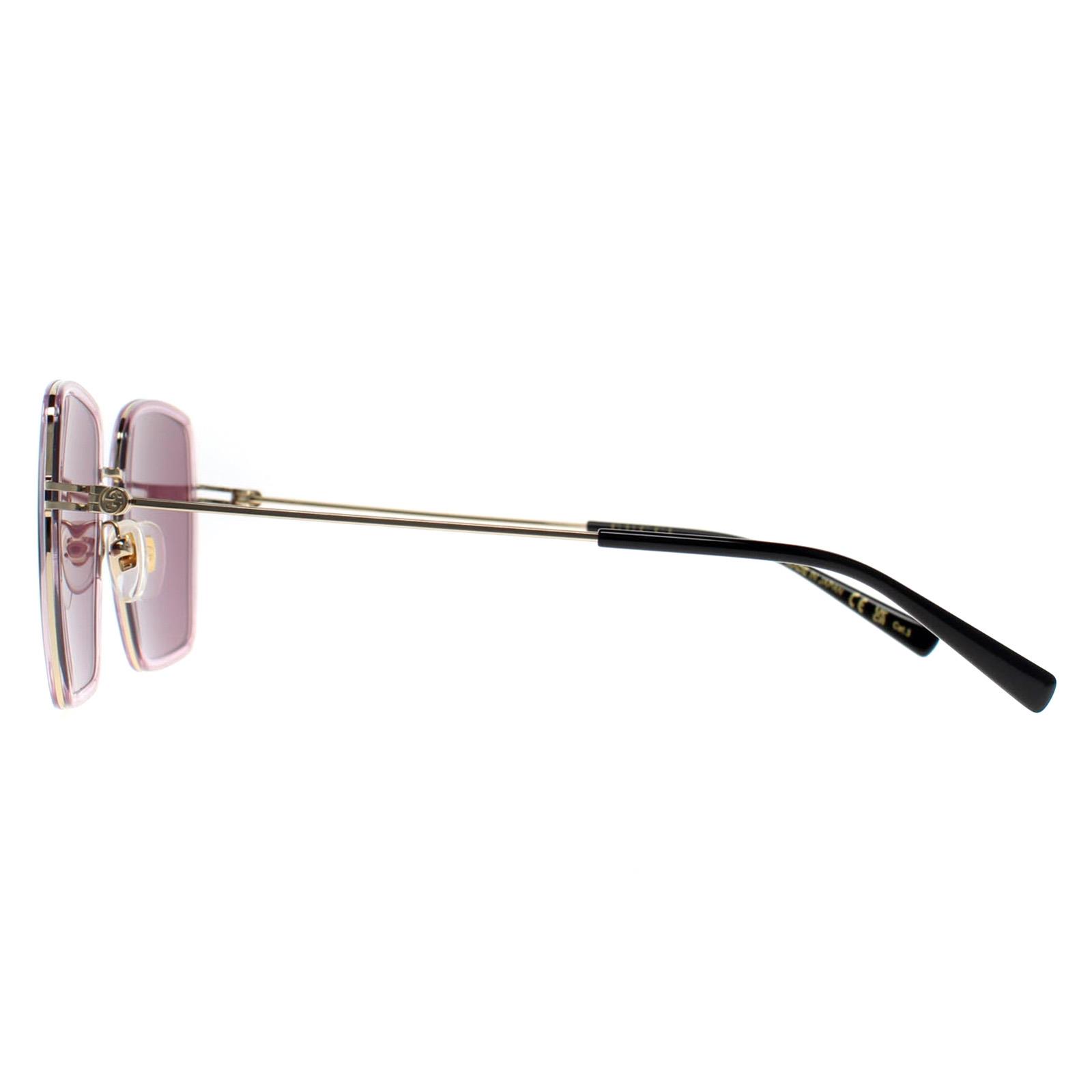 Pink Gucci Pink Square Pink Gold Violet GG1848S, Image 3 of 4