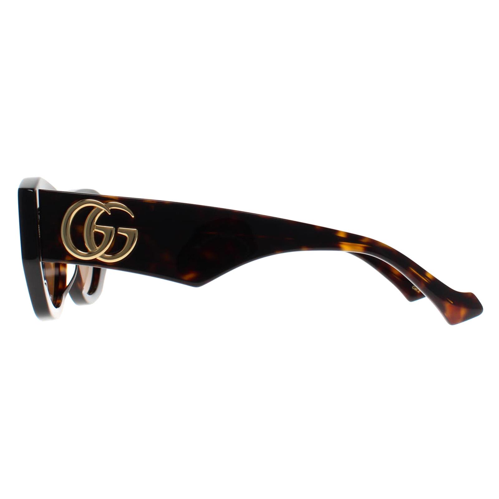 Brown Cat Eye Shiny Dark Havana Brown GG1421S, Image 3 of 4