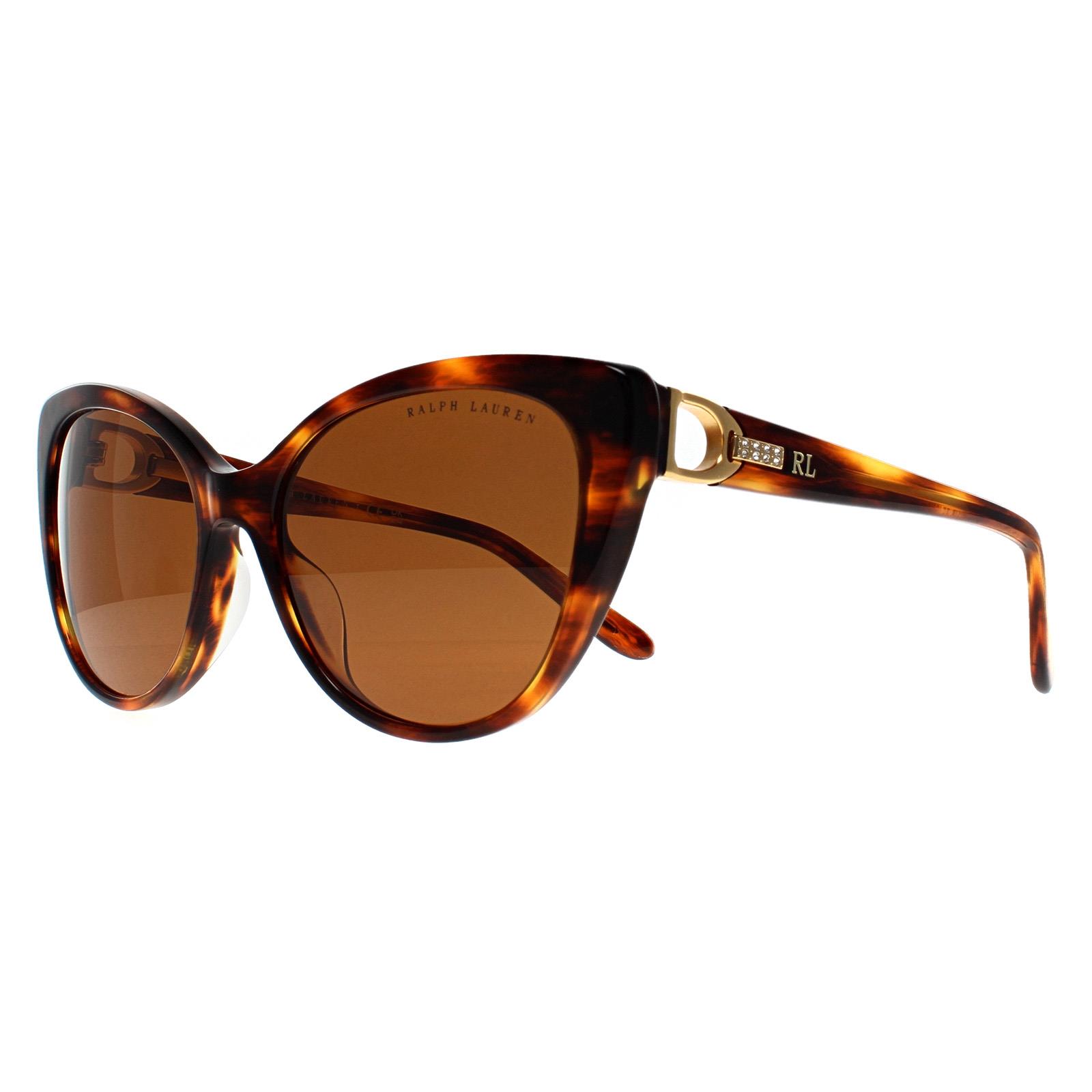 Brown Cat Eye Striped Havana Brown Gradient RL8215BU, Image 2 of 4