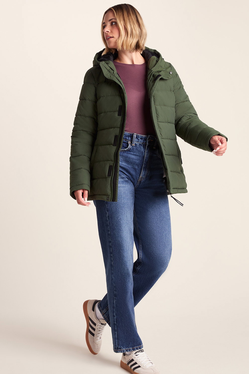 Dark Green Sleight Short Insulated Parka, Image 4 of 6