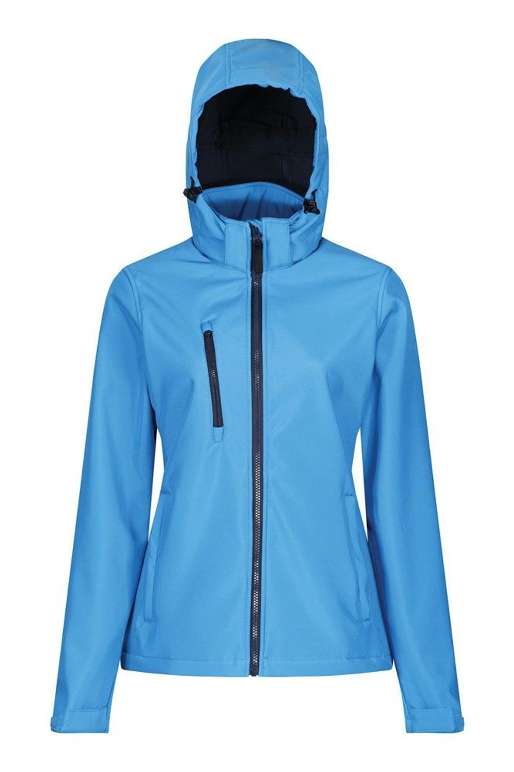 Blue Venturer Hooded Soft Shell Jacket, Image 1 of 4