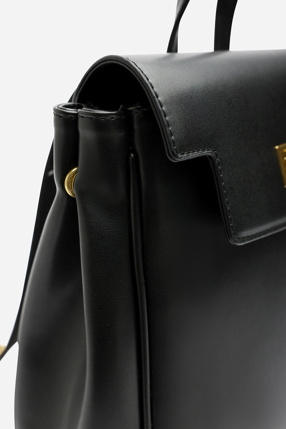 Black Where's That From Black Yusra Bag with Contrast Front Pocket, Image 6 of 7