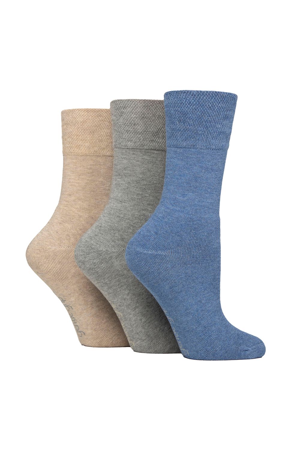 Grey 3 Pack Bamboo Socks Soft Breathable Socks, Image 1 of 2