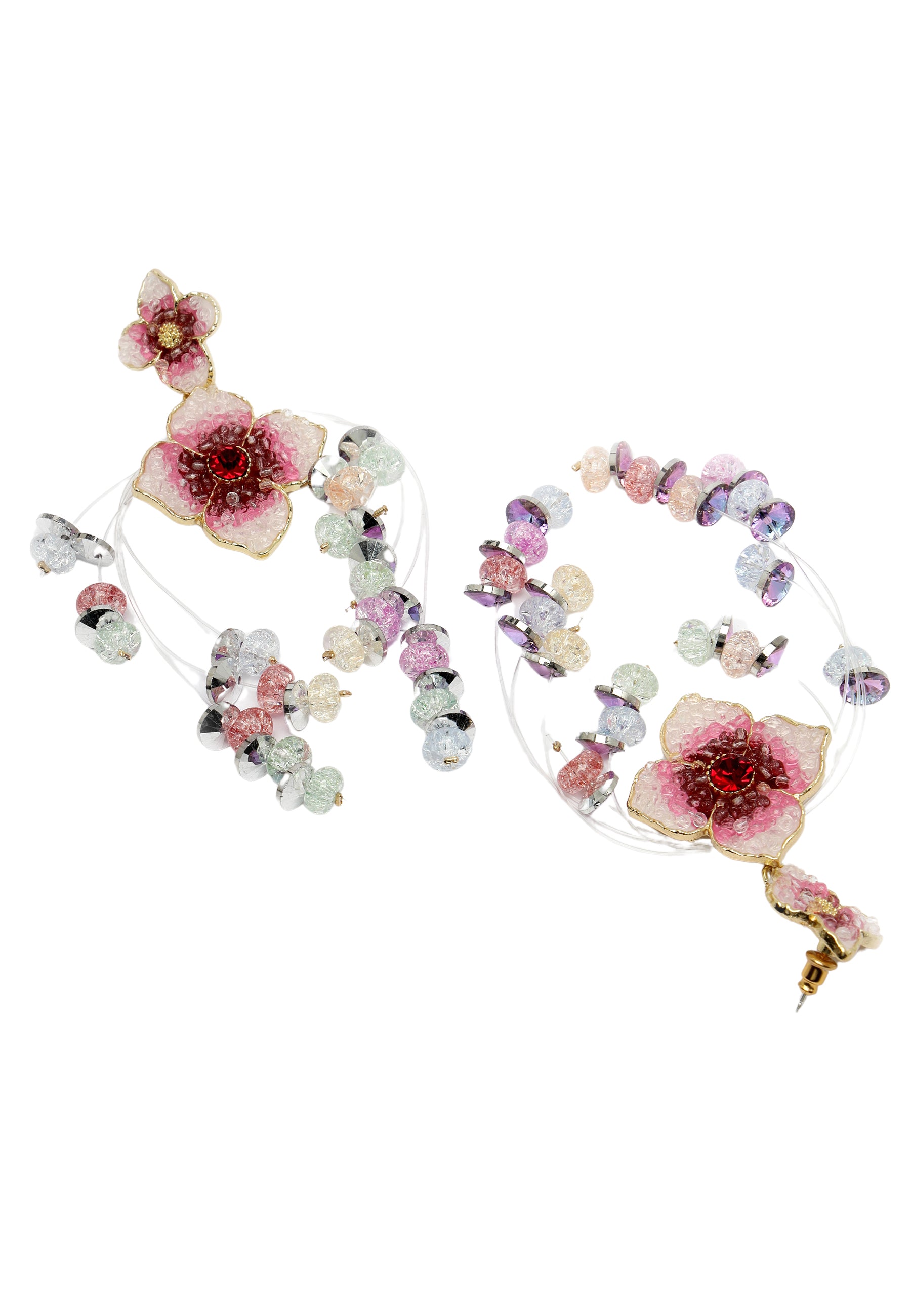 Pink Diva Collection Double Boho Floral Hanging, Image 3 of 5