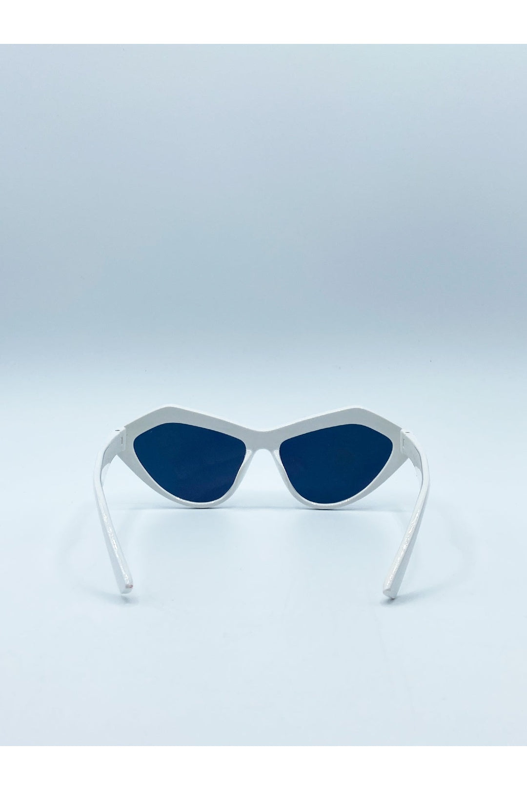 White Angular Sunglasses, Image 6 of 6