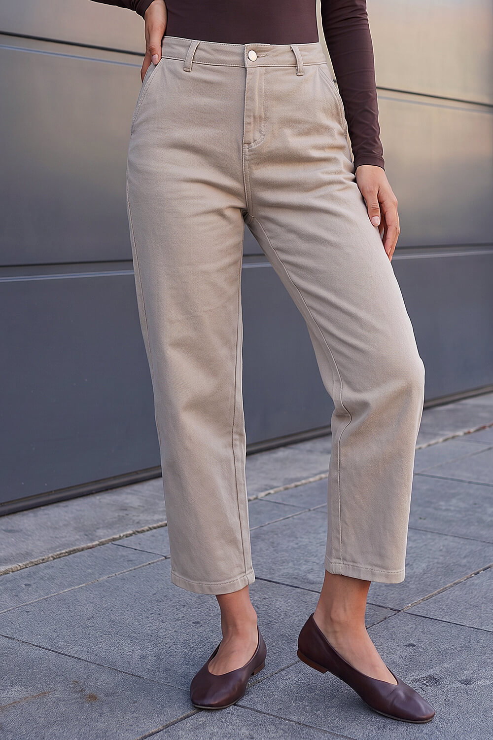 Roman Petite  Stone Cropped Ankle Jean Size 18