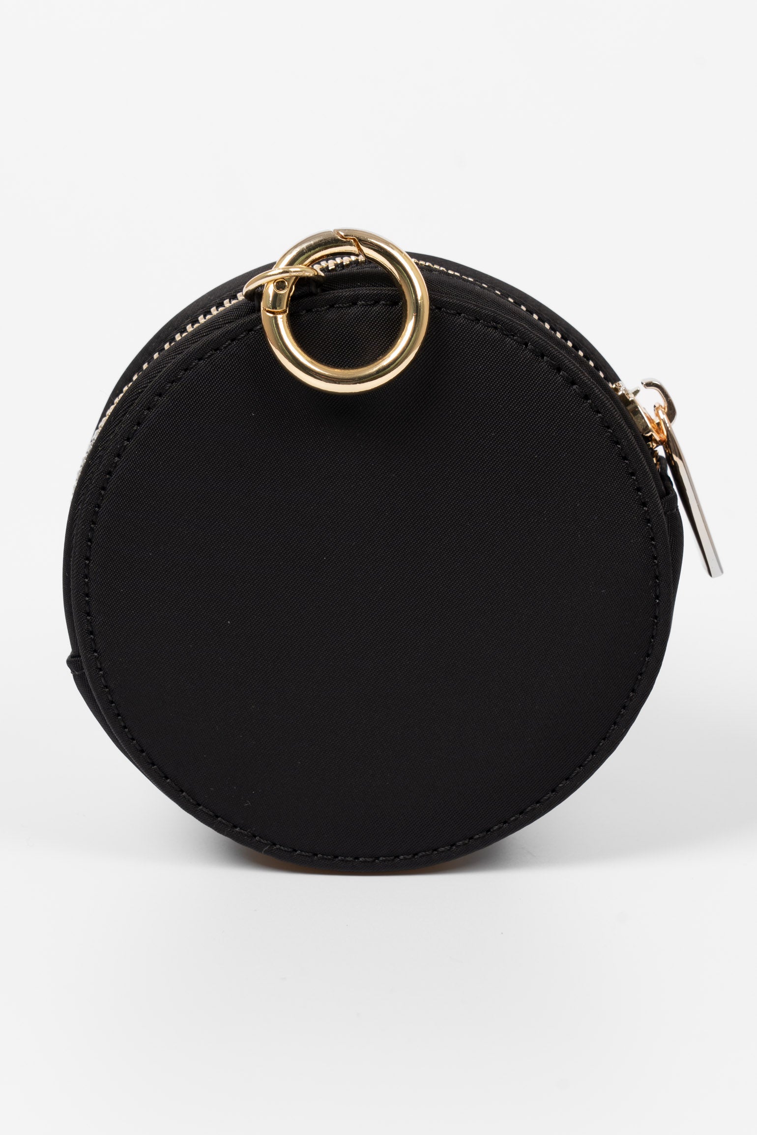 Black Plain Round Coin Purse, Image 2 of 3
