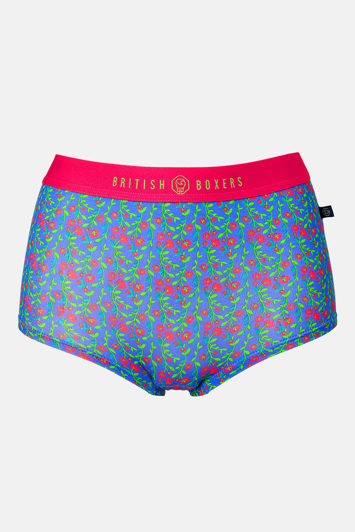 Multi Pack of Four "Boom Bloom!" Bamboo Hipster Boxers Briefs, Image 5 of 8