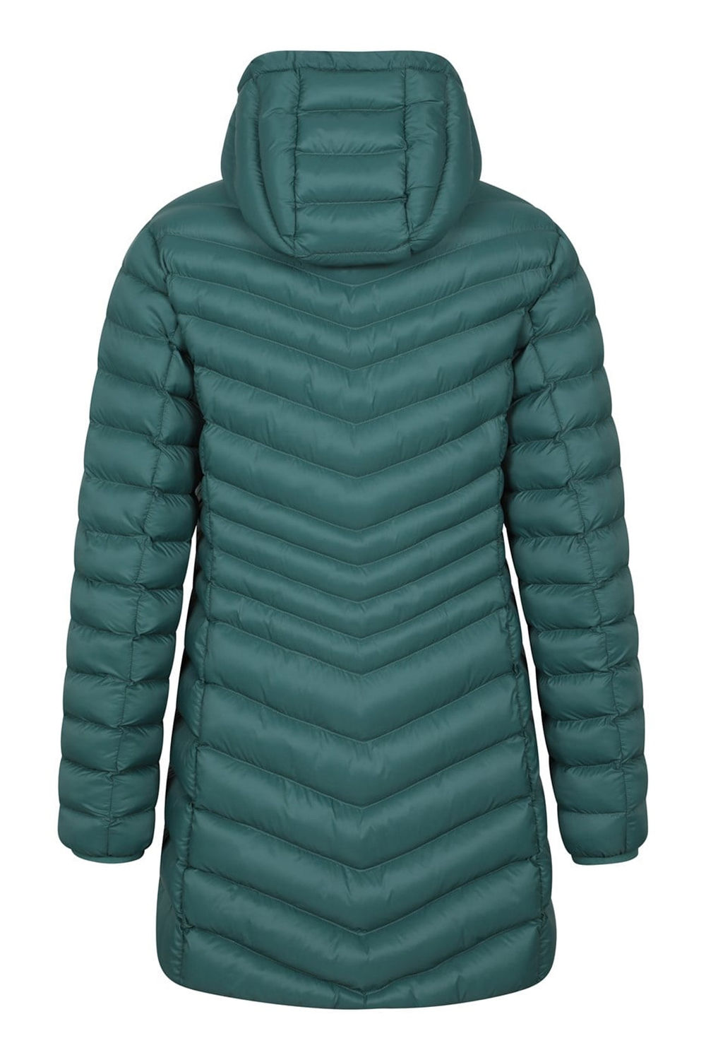 Green Florence Long Padded Jacket, Image 2 of 4