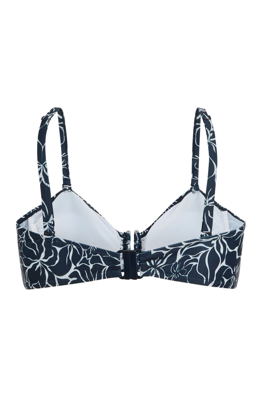 Navy Aceana III Petal Bikini Top, Image 3 of 6