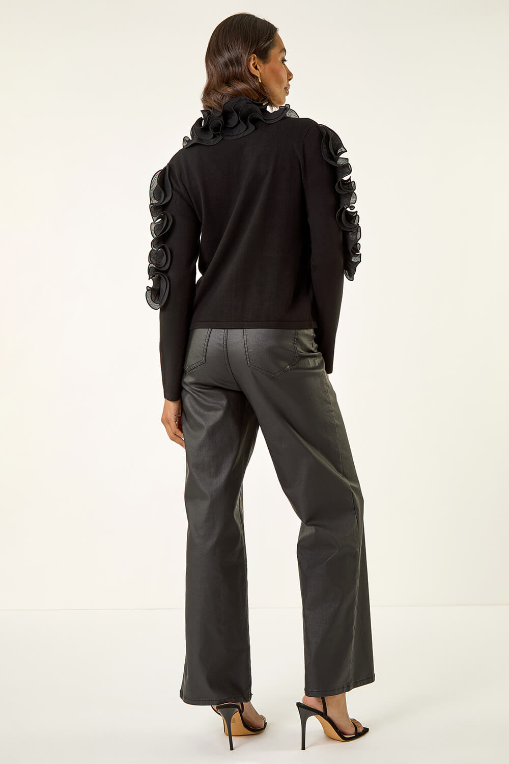 Midnight Ruffle Cardigan main image 1