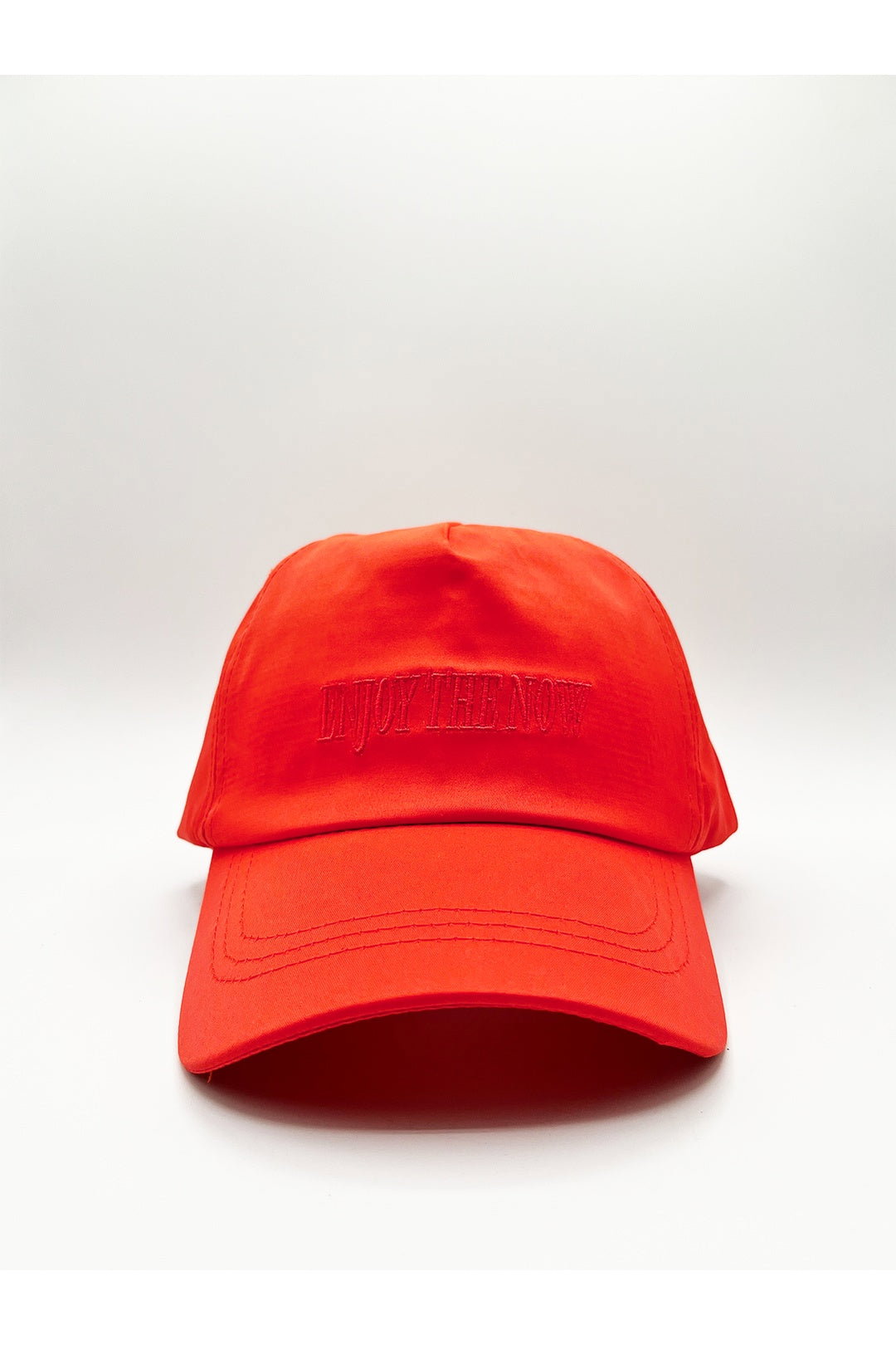 Orange Embroidered Baseball Cap in Setting Sun, Image 4 of 7