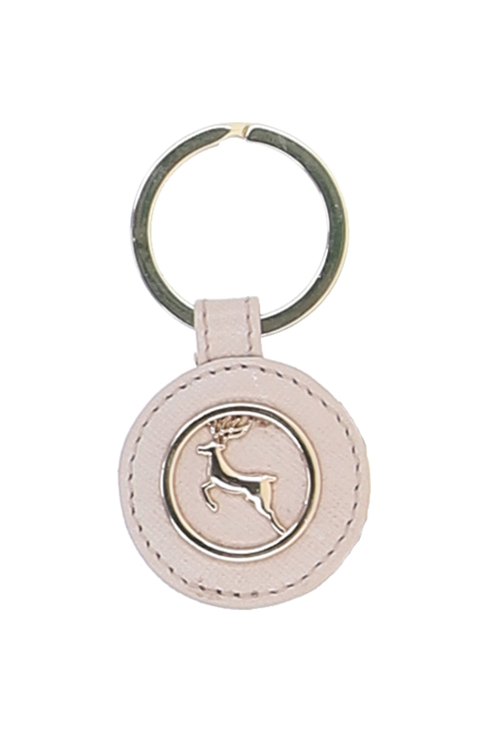 Light Pink Elegant Real Leather Card Holder & Key Ring Set, Image 4 of 5