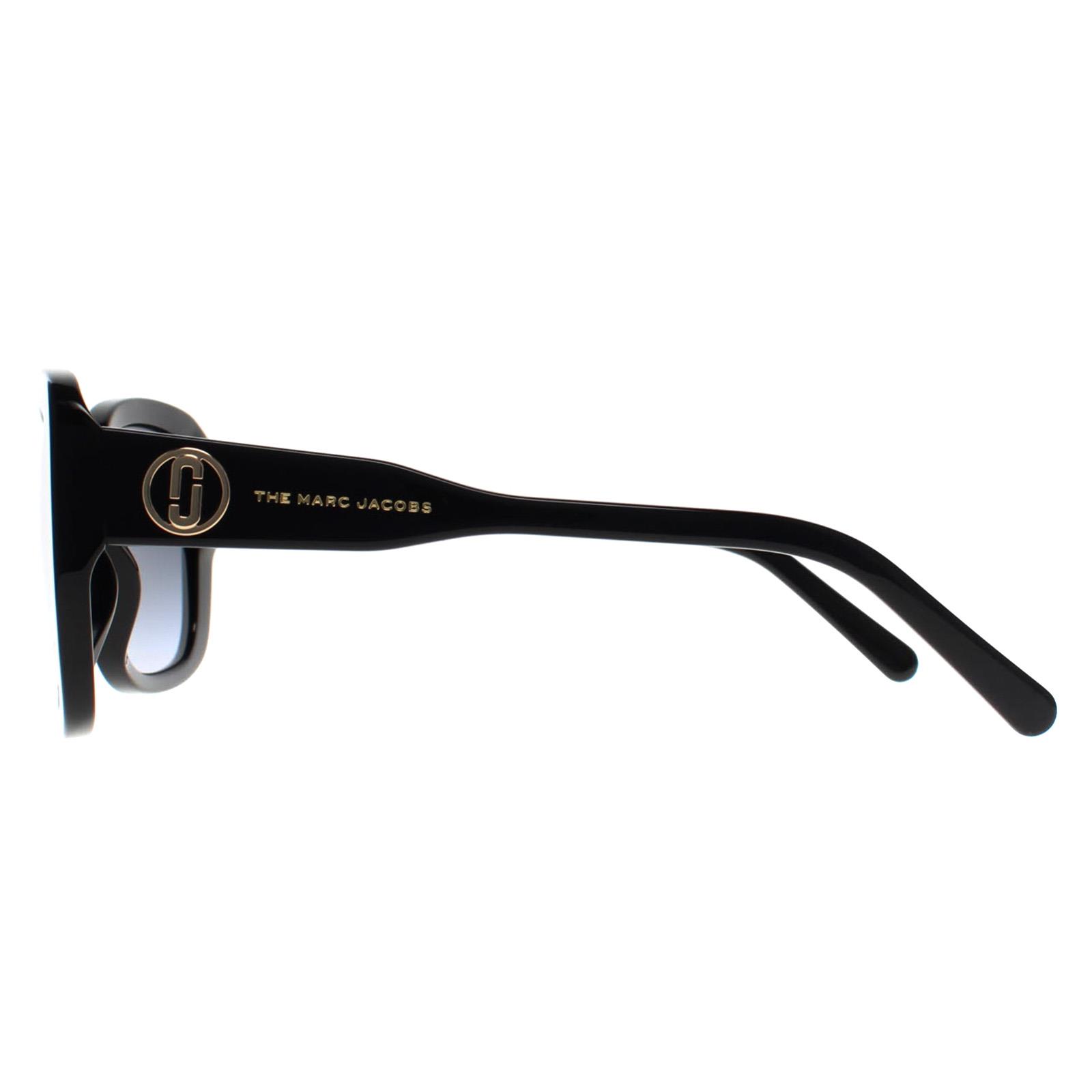 Black Marc Jacobs Black Rectangle Black Dark Grey Gradient MARC 625/S, Image 3 of 4