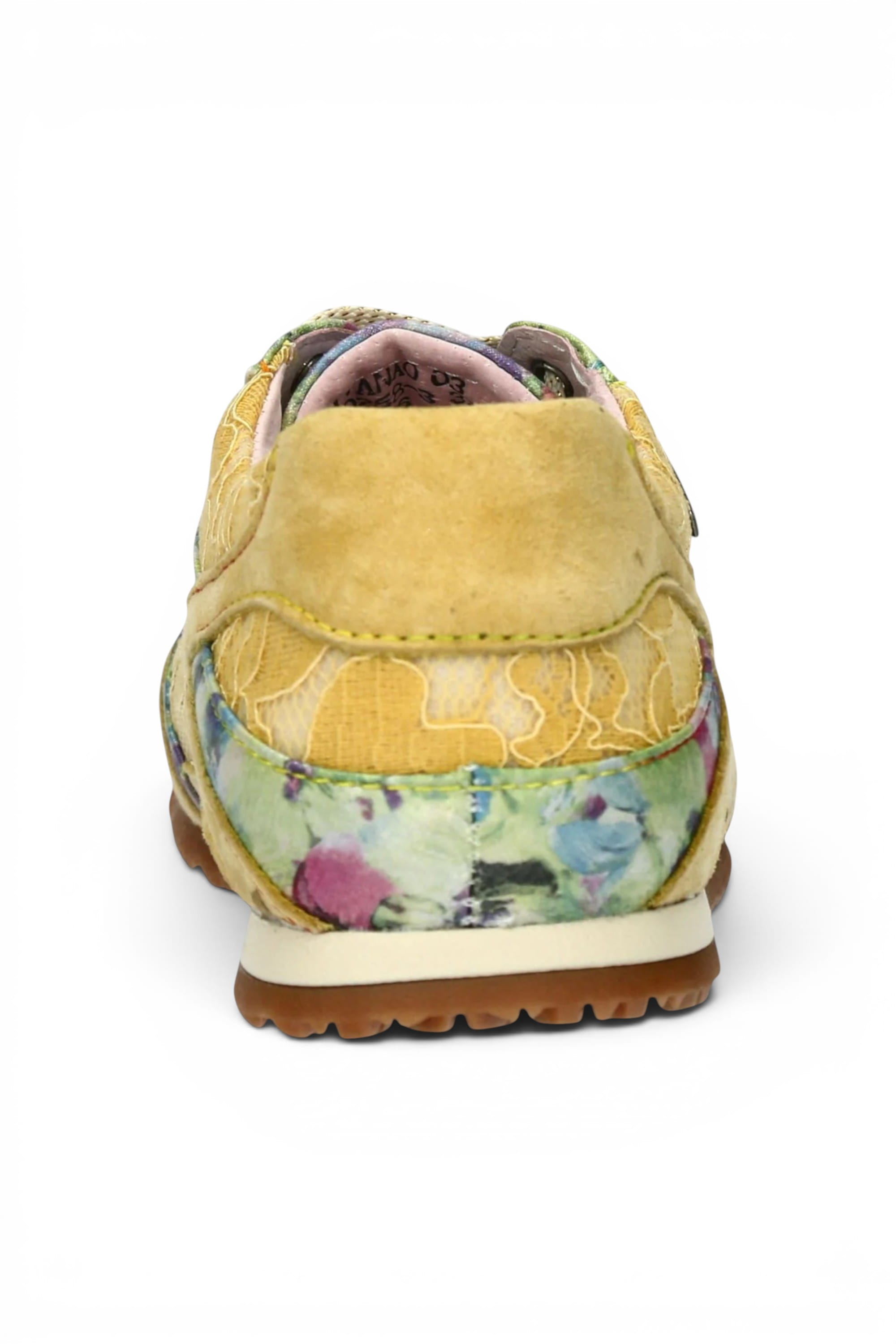 Yellow Womens Trainers Sneaker Shoes-TIVANAO-03, Image 6 of 7