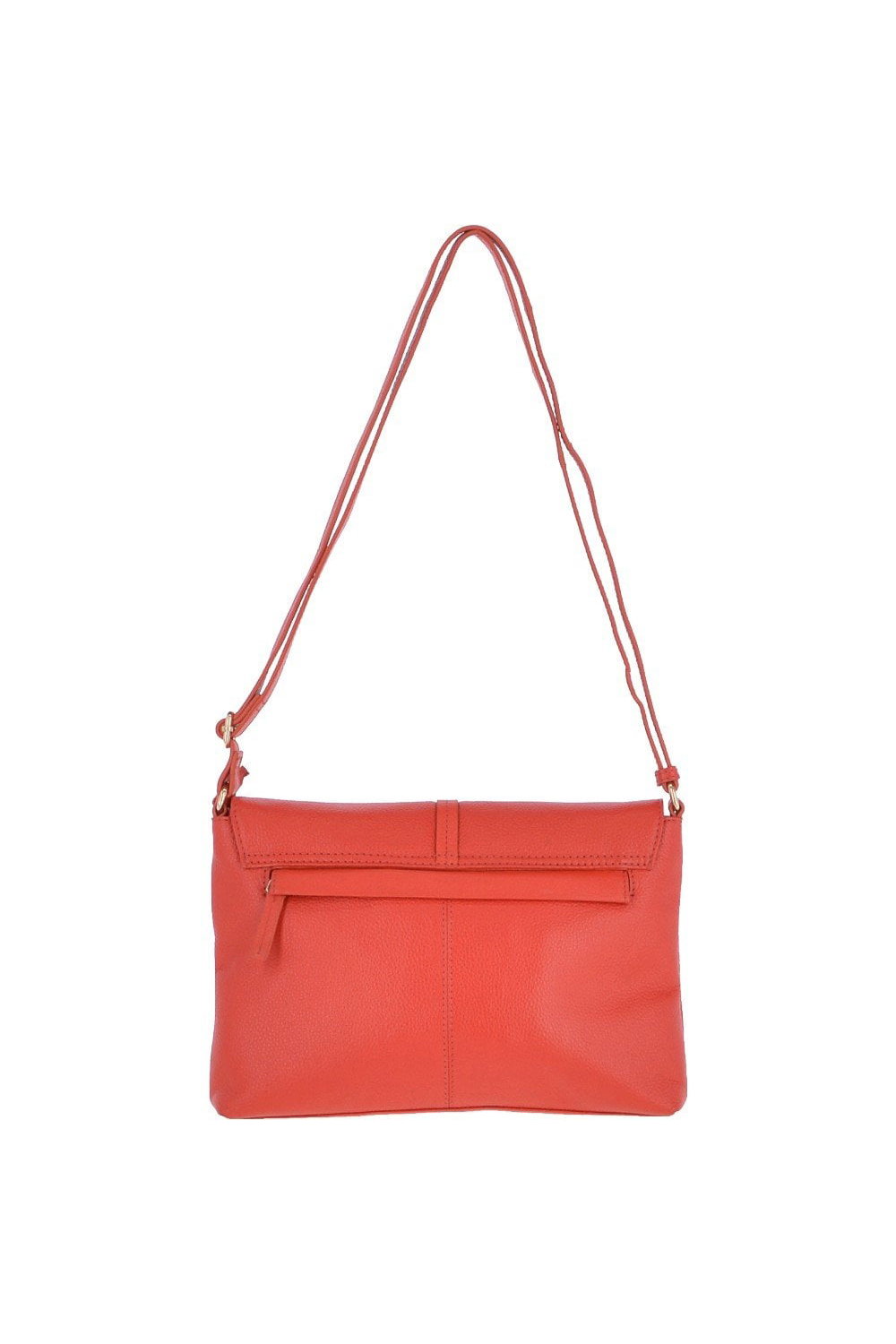 Orange Ashwood Leather Orange "Candy" Leather Shoulder Bag, Image 3 of 4