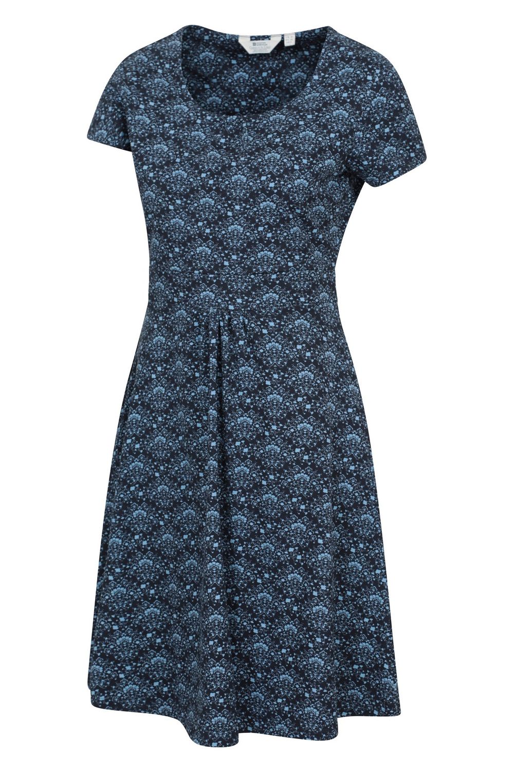 Navy Orchid Floral UV Protection Dress, Image 4 of 4