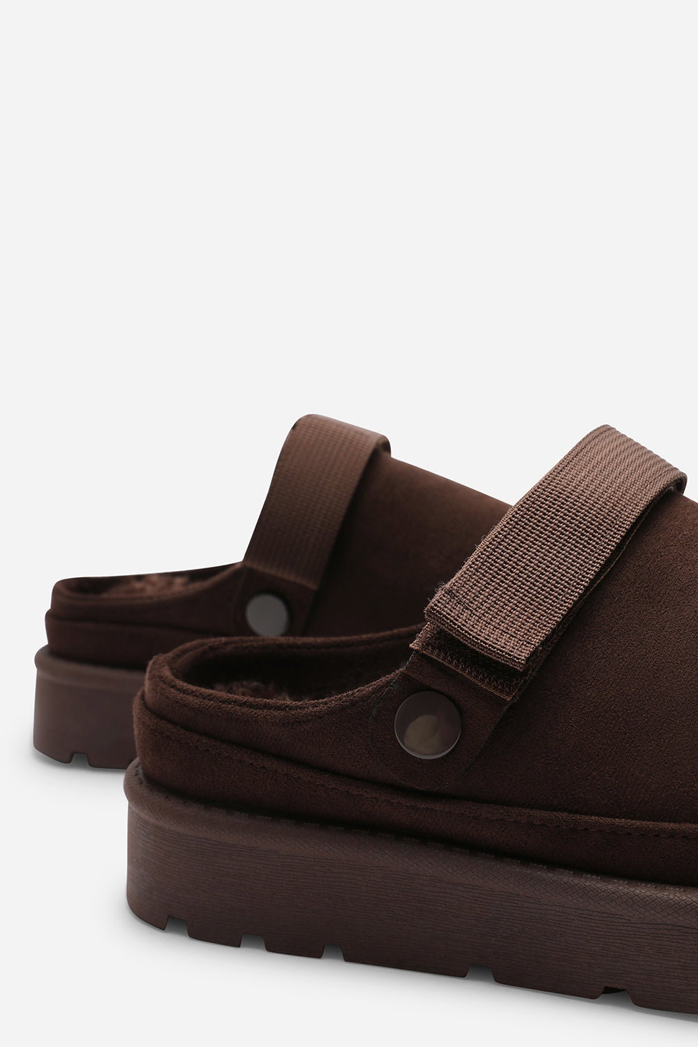 Brown 'Aurelia' Slip On Adjustable Strap Mini Boots, Image 5 of 7