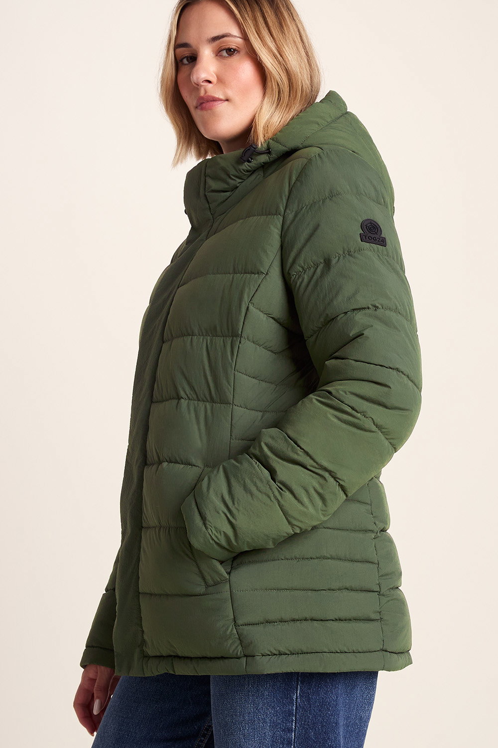 Dark Green Sleight Short Insulated Parka, Image 5 of 6
