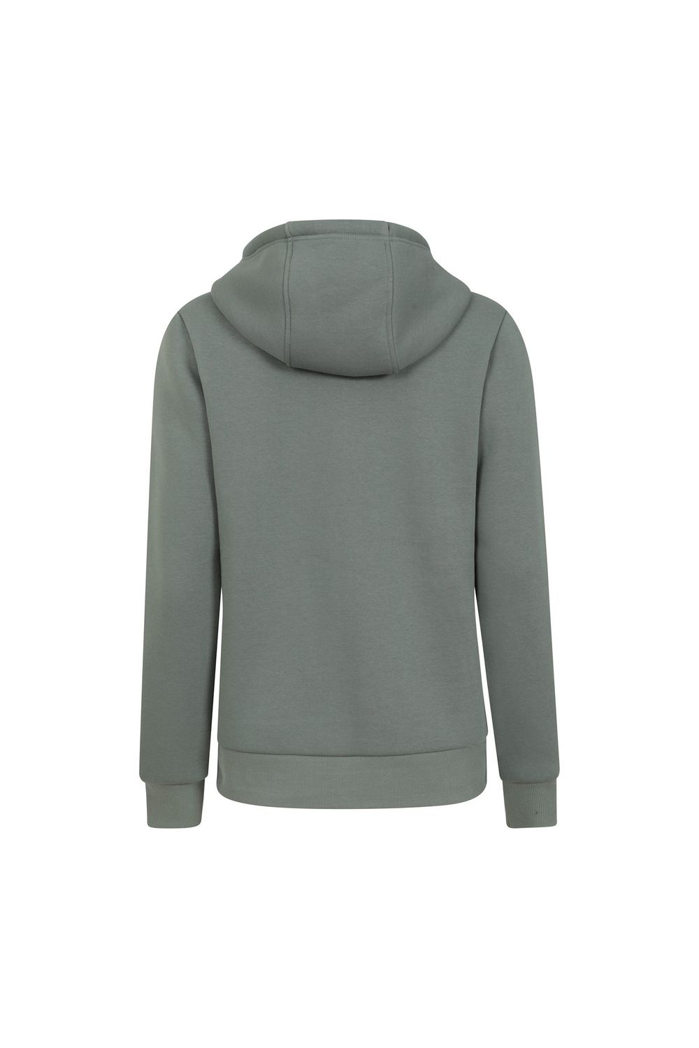 Khaki Dalton Sherpa Lined Full Zip Hoodie, Image 2 of 4