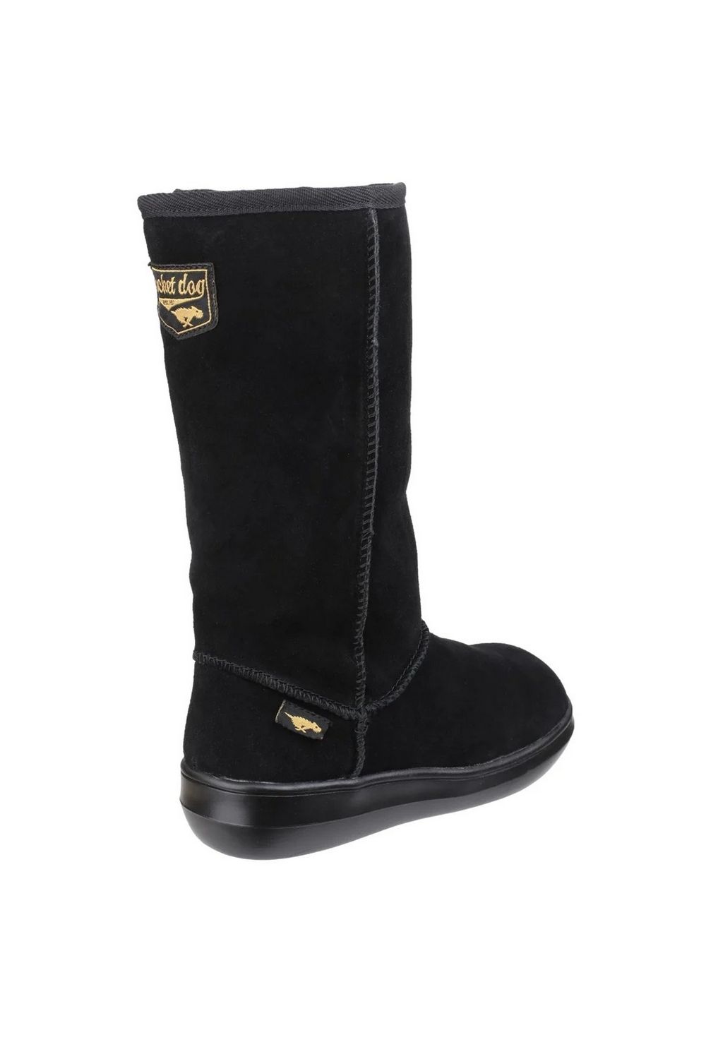 Black Sugardaddy Suede PullOn Boots, Image 2 of 4