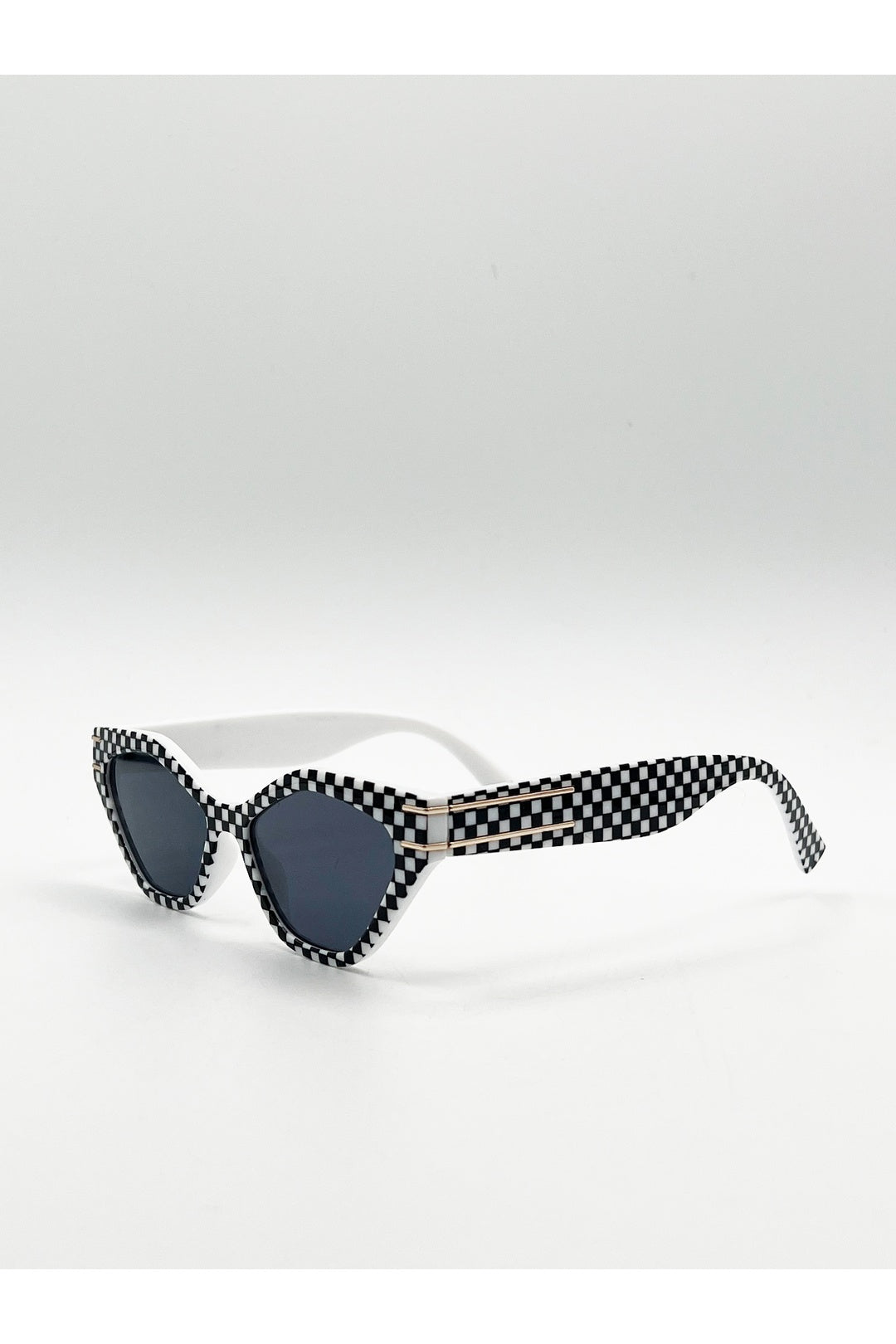 Black Angular Sunglasses, Image 4 of 5