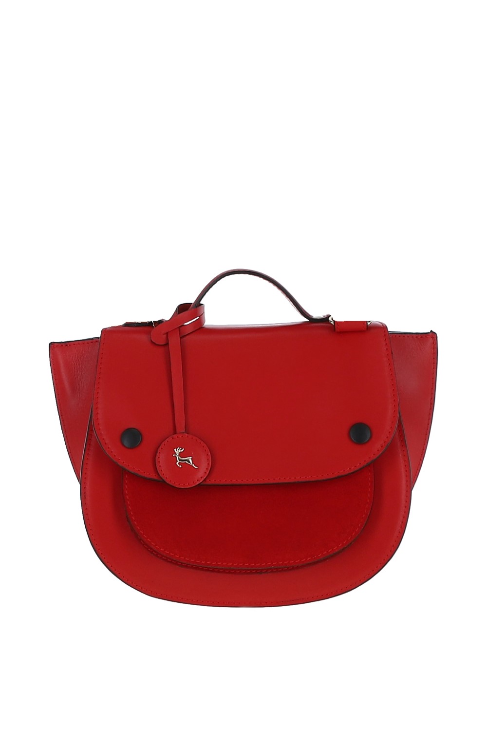 Red 'Donata' Cambridge Style Saddlebag, Image 1 of 4