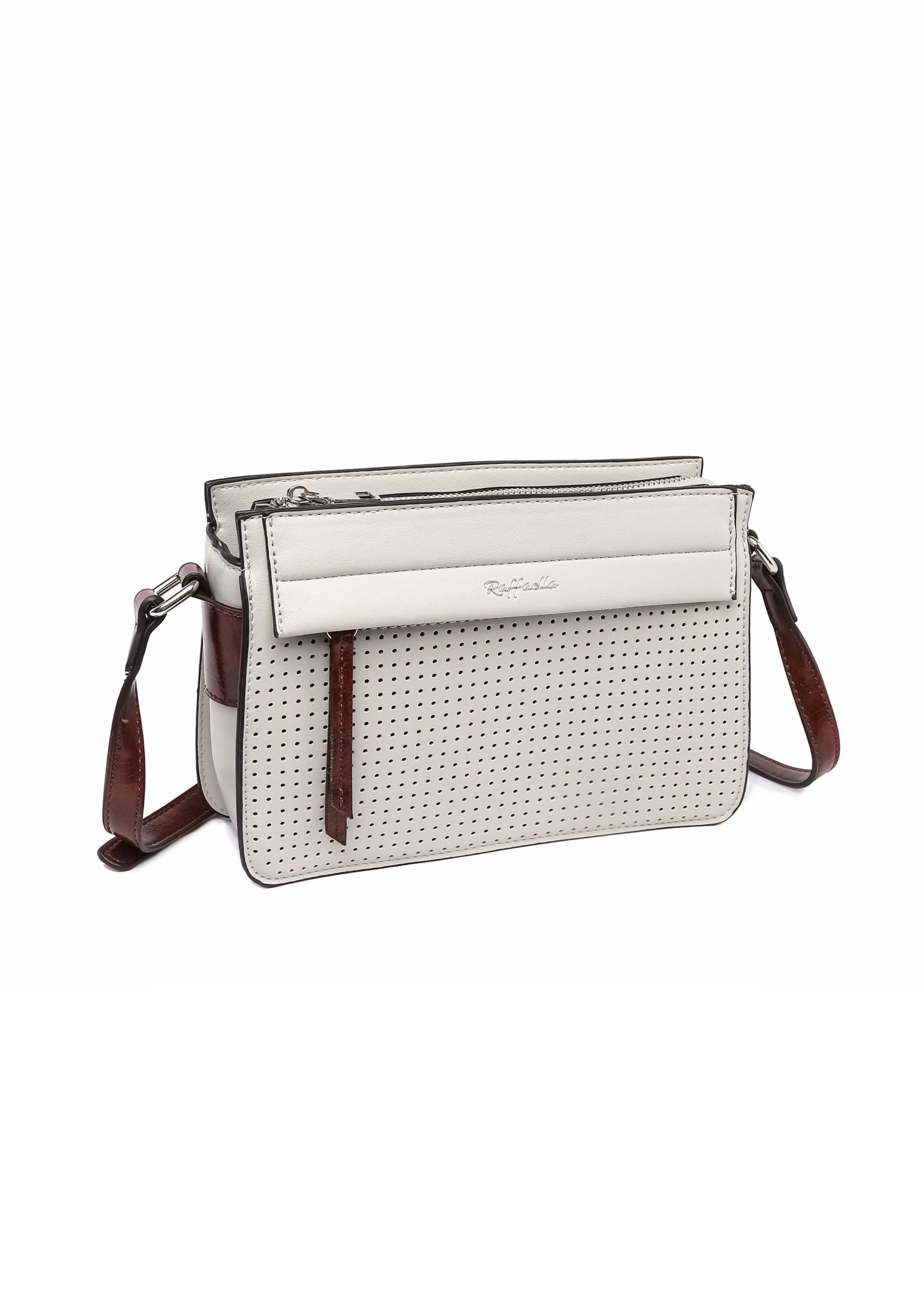 Grey Raffaella Grey Cross Body Satchel Bag, Image 1 of 2