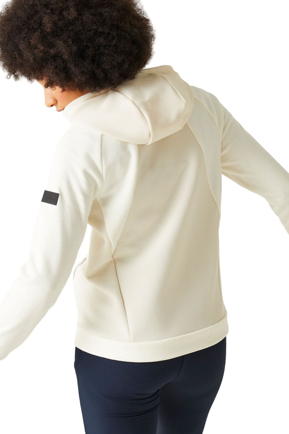 White Flamino Full Zip Fleece Jacket, Image 5 of 6