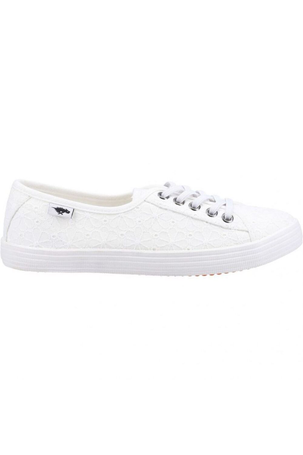 White Chow Chow Elsie Eyelets Pumps, Image 3 of 4