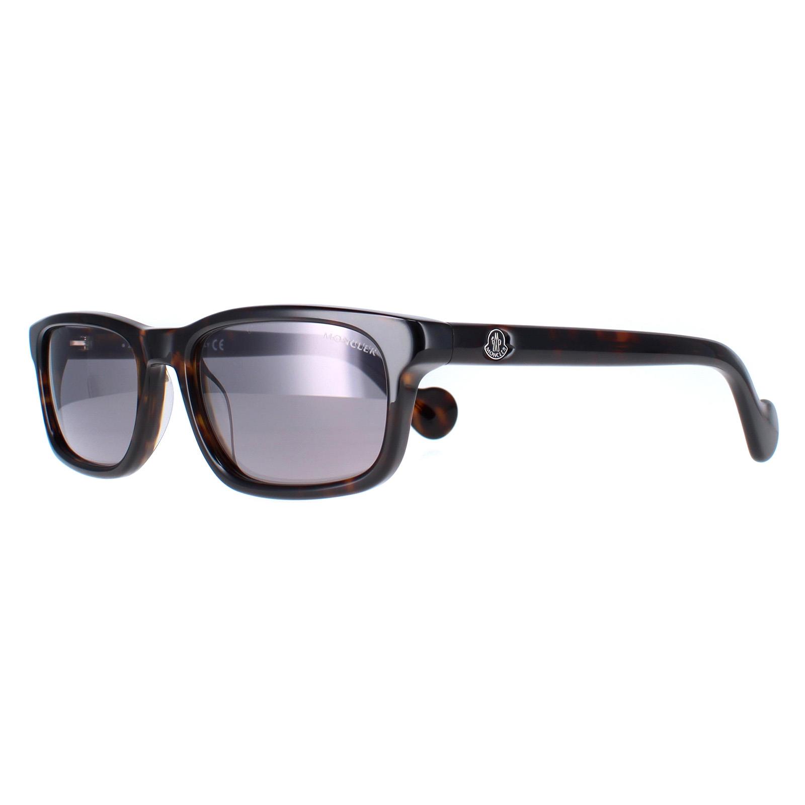 Brown Moncler Brown Rectangle Dark Havana Smoke Mirror ML0116, Image 2 of 4