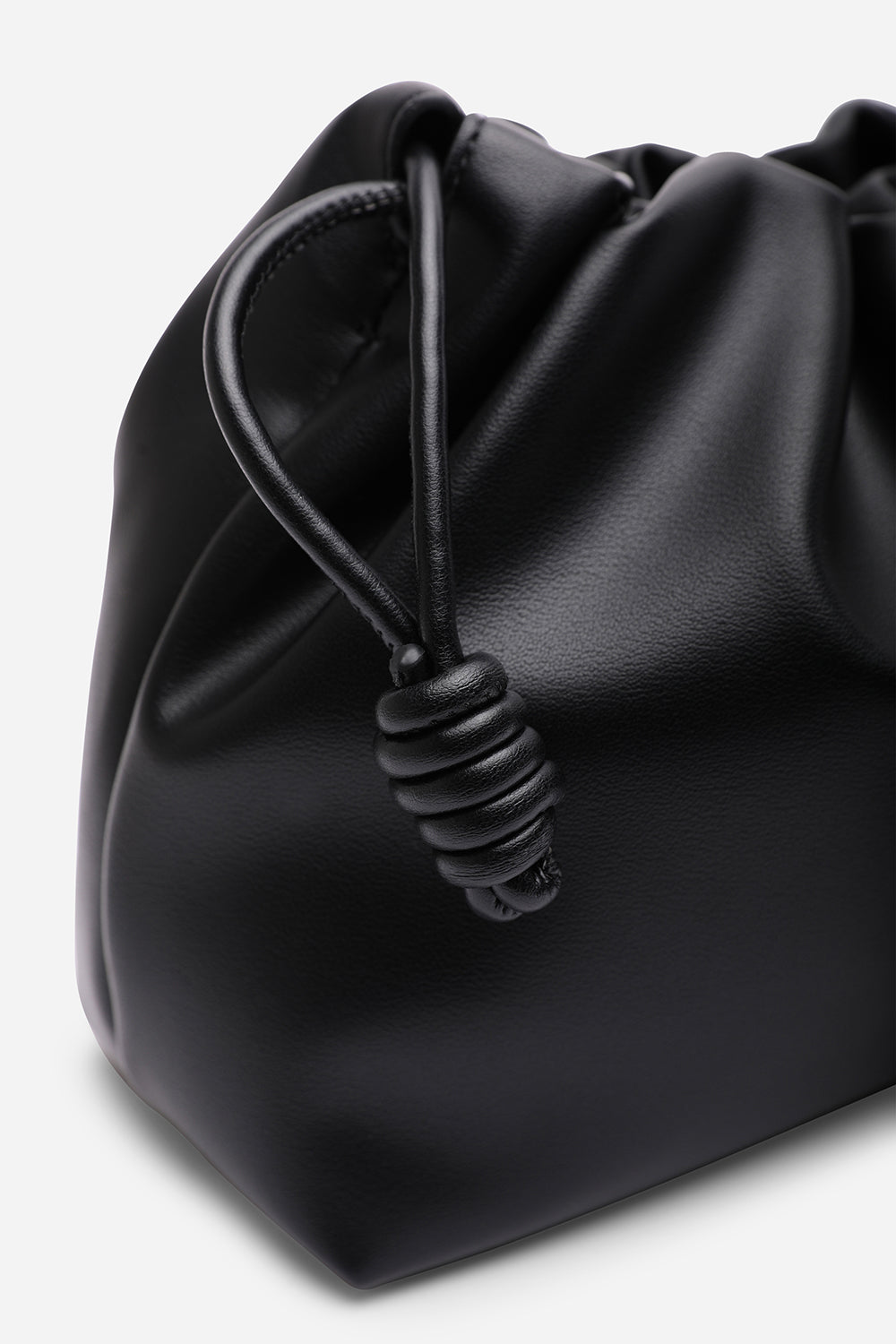 Black Where's That From Black Auric Drawstring Shoulder Bag, Image 4 of 8