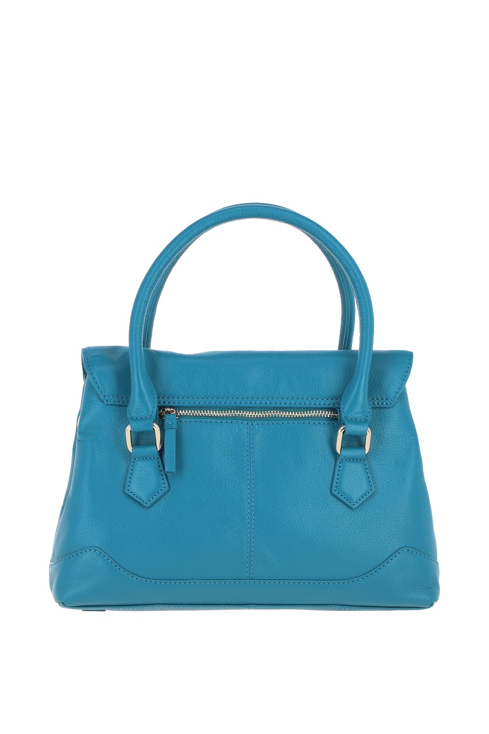 Turqouise Ashwood Leather Turqouise Premium Leather Shoulder Bag with Detachable Crossbody Strap, Image 3 of 4
