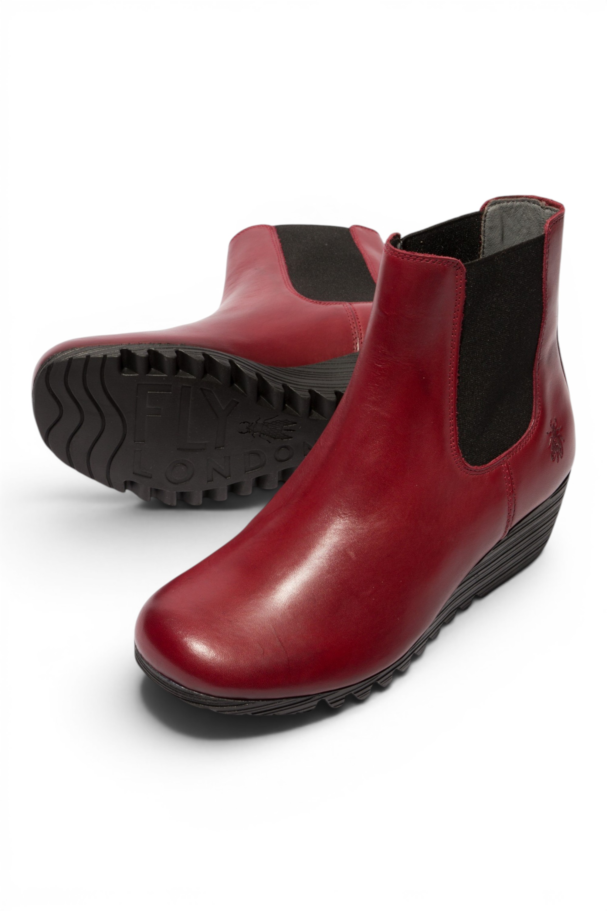 Burgundy Womens Leather heel Chelsea Boot-ORFU496, Image 5 of 5