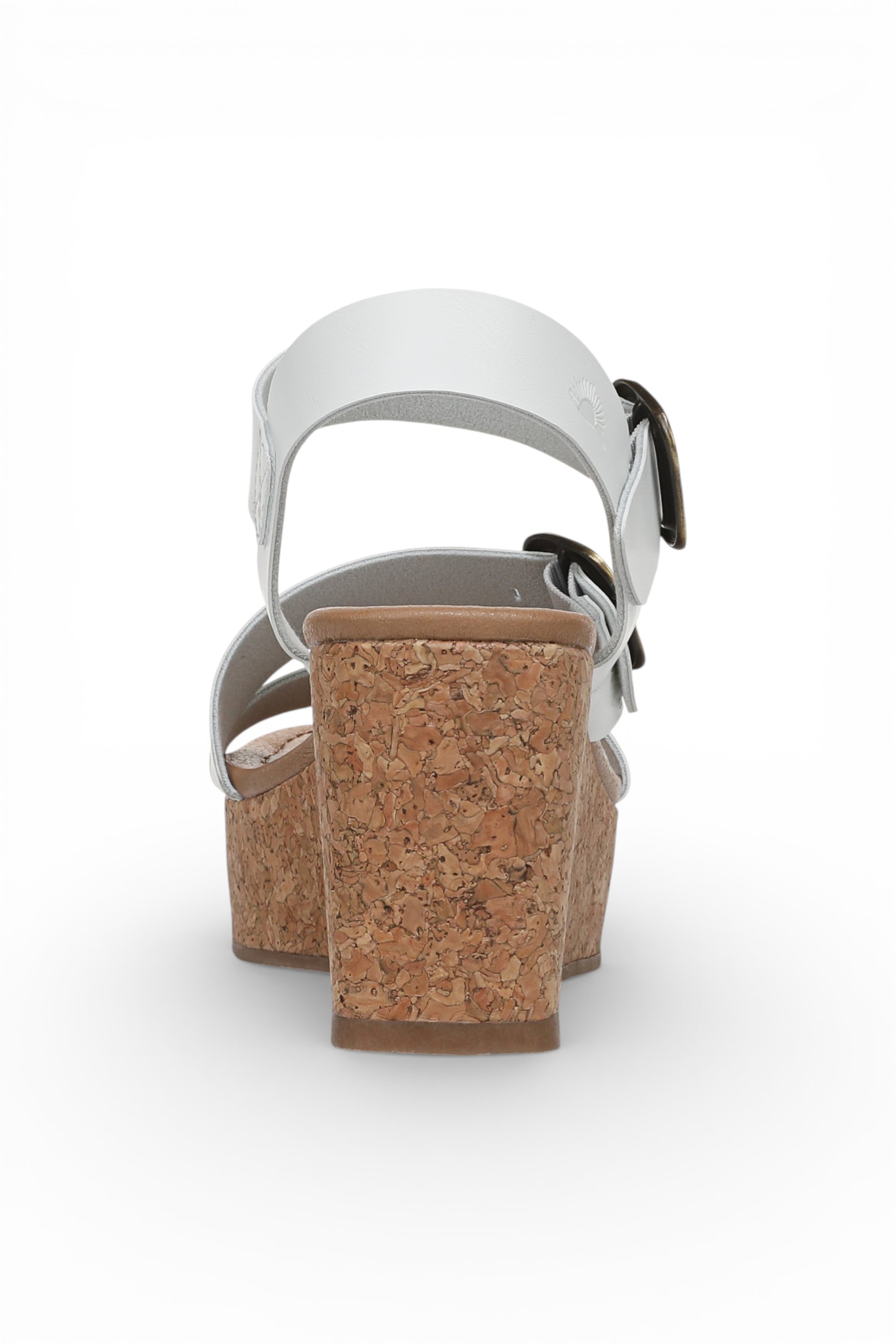 White Womens "Ali" Wedge Espadrille Heel Sandals, Image 6 of 6