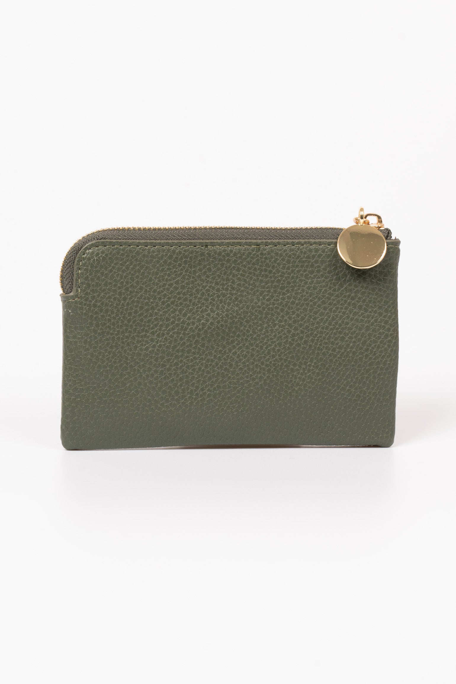 Khaki Etre Khaki Faux Leather Small Coin Purse, Image 2 of 2