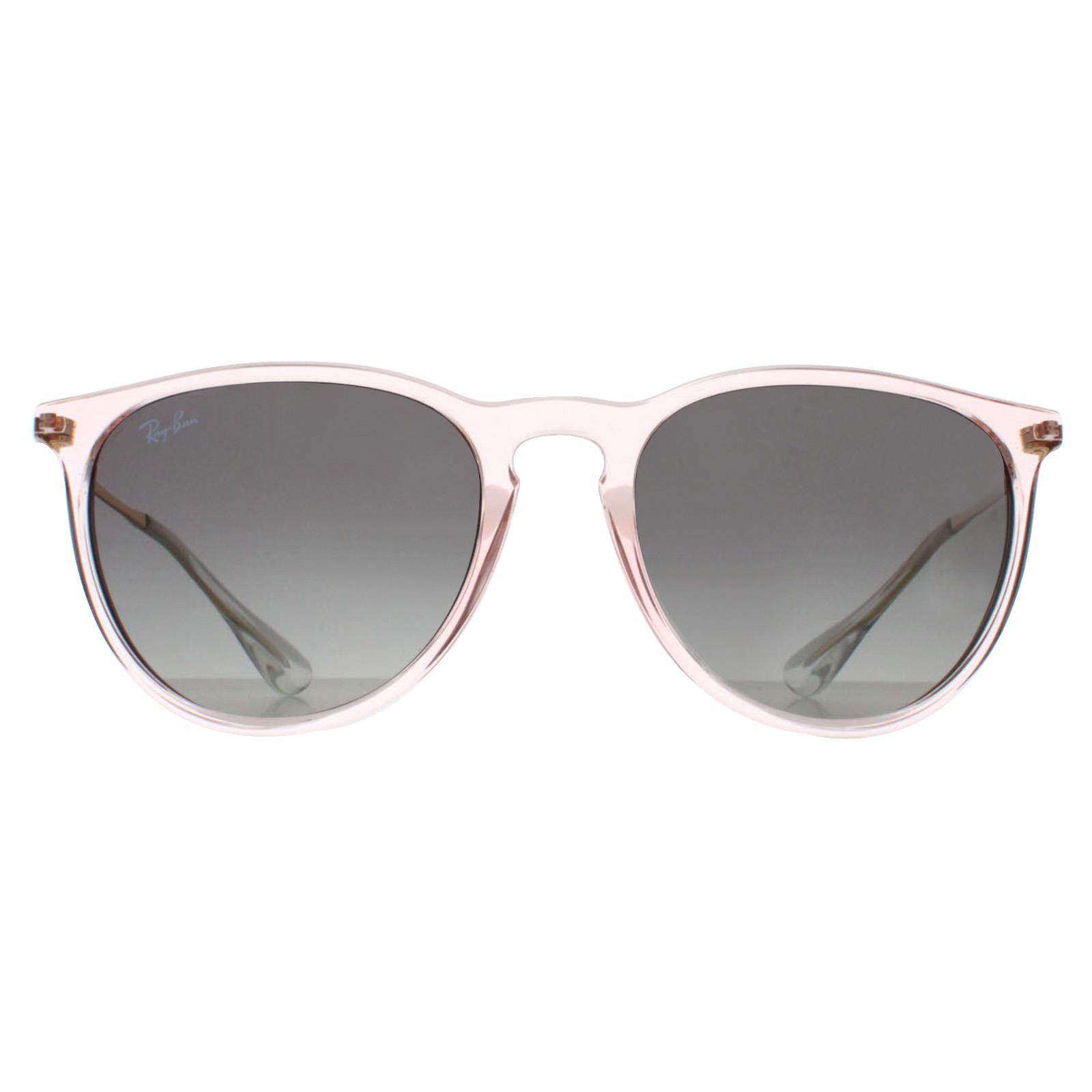 Pink Ray-Ban Pink Round Transparent Pink Grey Gradient RB4171 Erika, Image 1 of 6