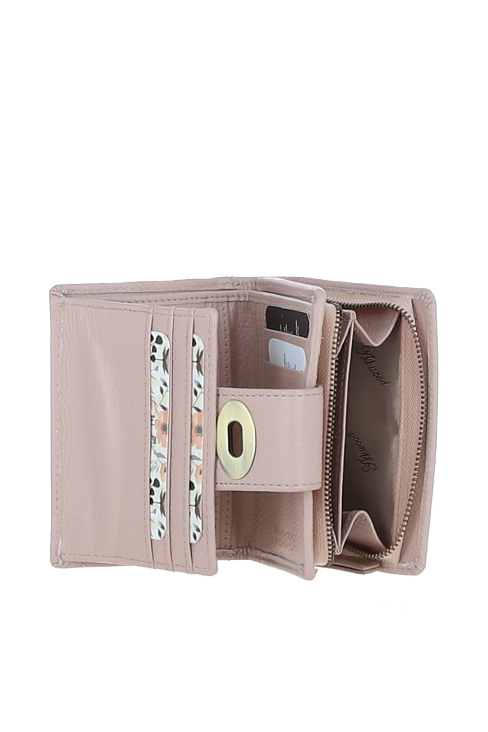 Beige Elegant Real Leather Purse, Image 3 of 4