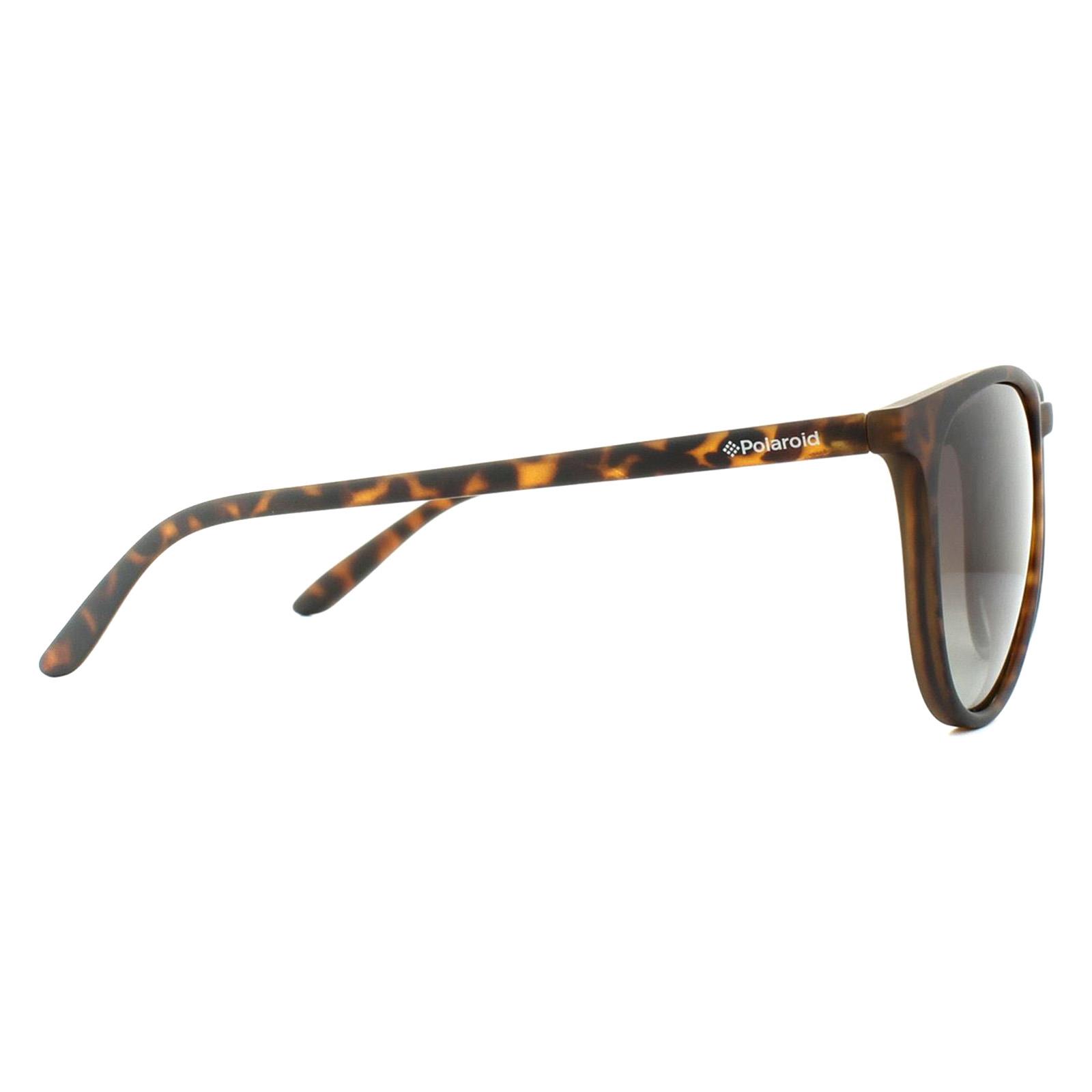 Brown Cat Eye Havana Brown Gradient Polarized Sunglasses, Image 4 of 4