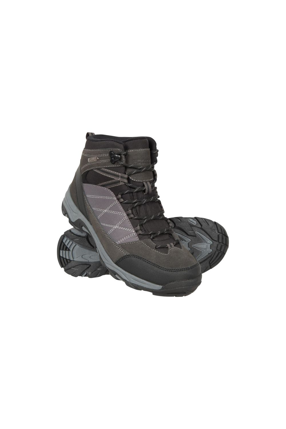 Black Rapid Suede Waterproof Walking Boots, Image 6 of 6